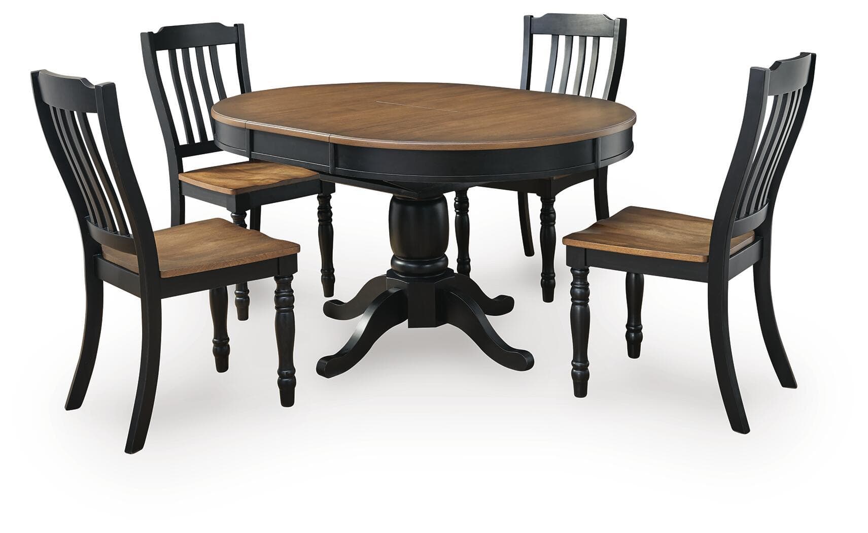 5 Pc. · Extension Dining Table And 4 Chairs