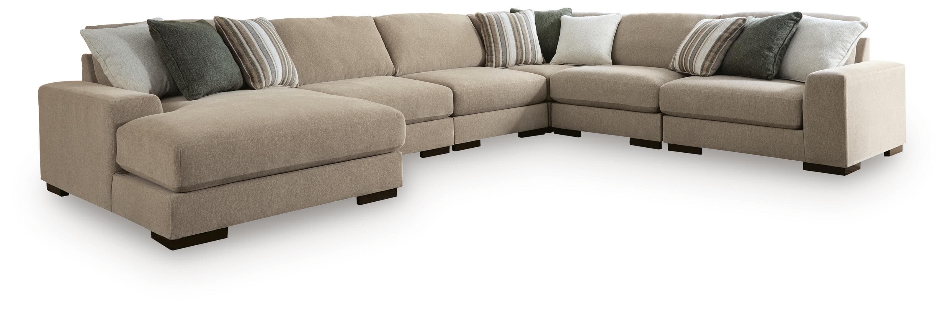 6-Piece Sectional With LAF Corner Chaise