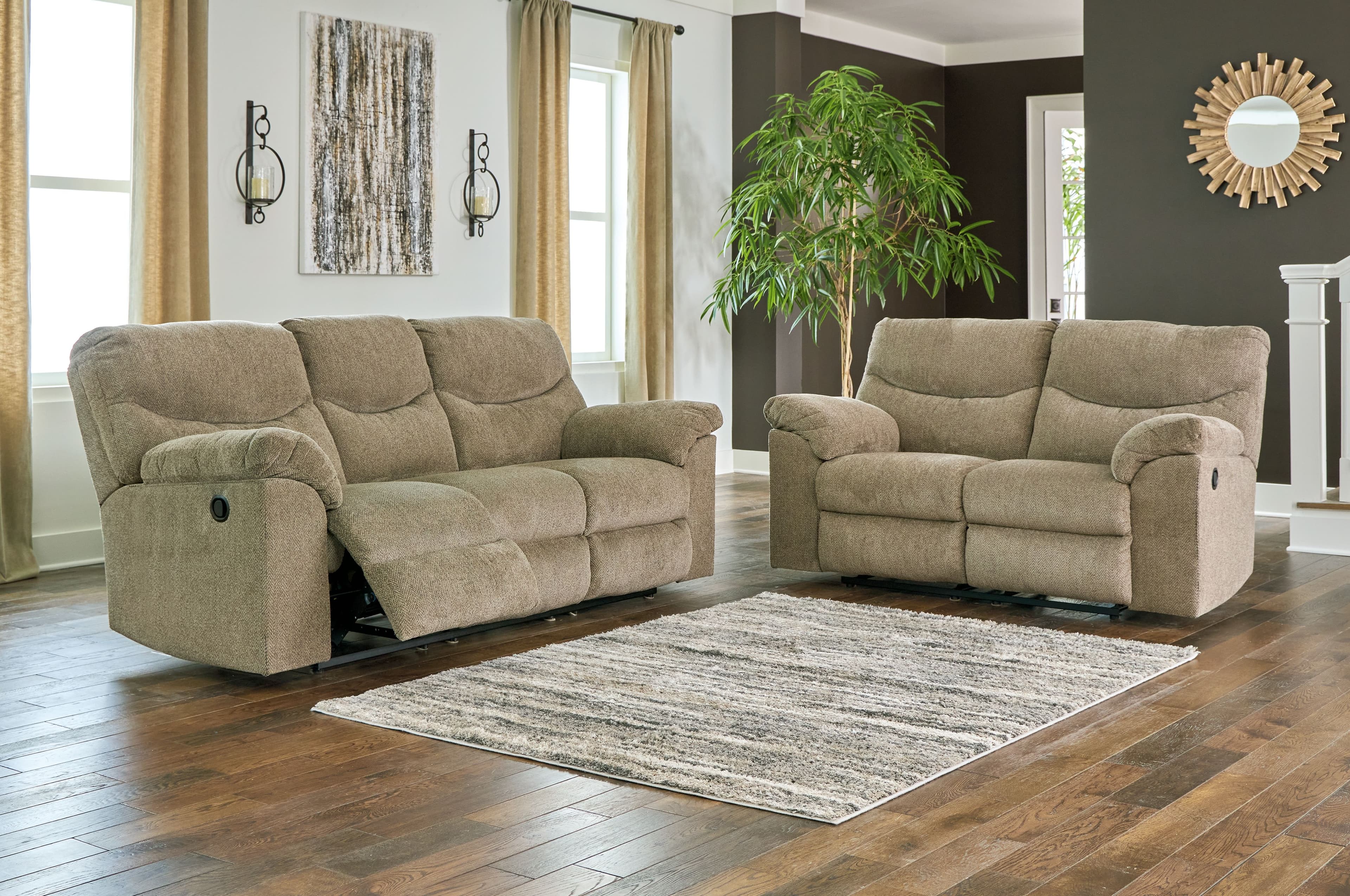 2 Pc. · Reclining Sofa, Loveseat · Briar