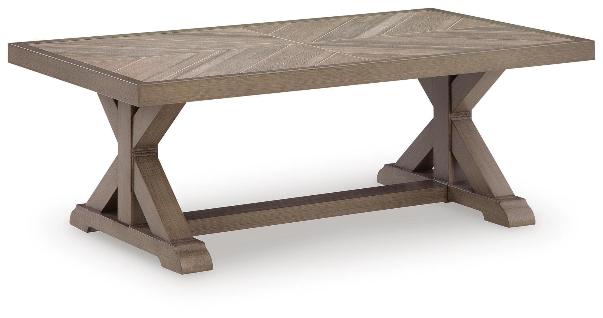 Laguna Heights - Rectangular Cocktail Table - Beige