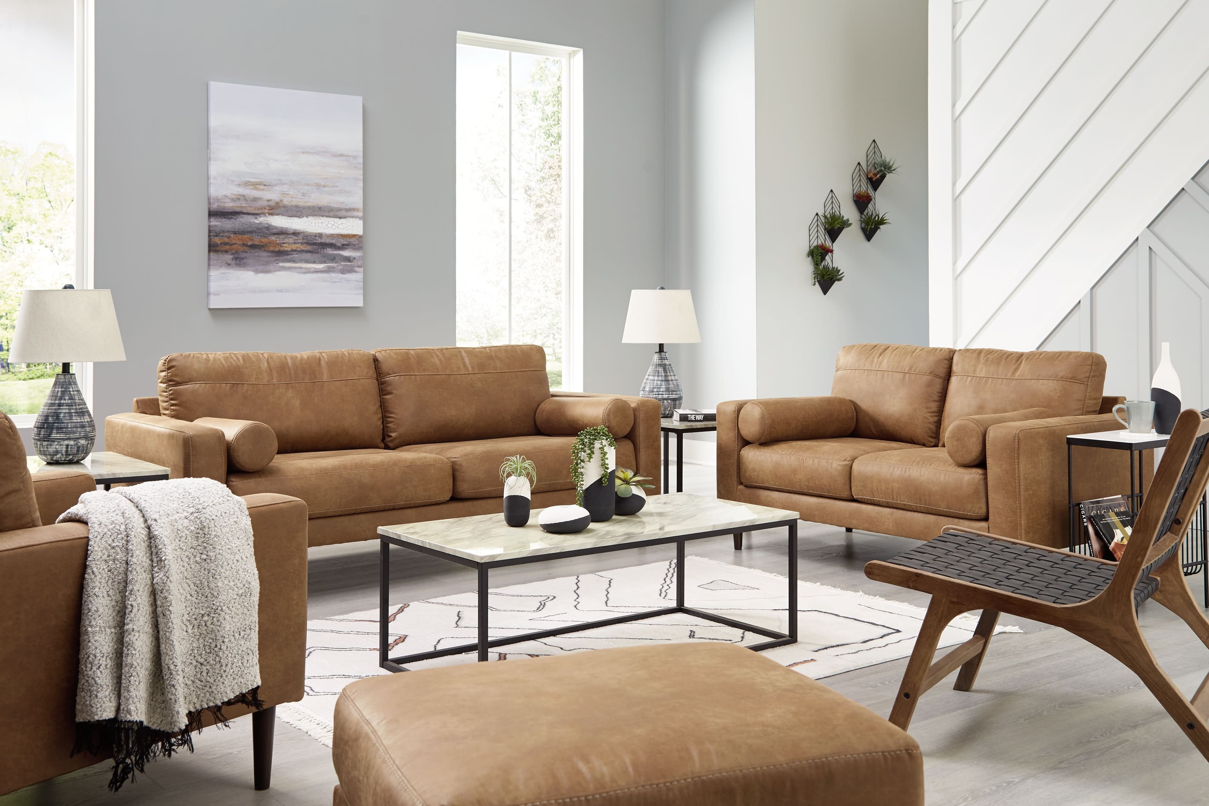 4 Pc. · Sofa, Loveseat, Chair, Ottoman