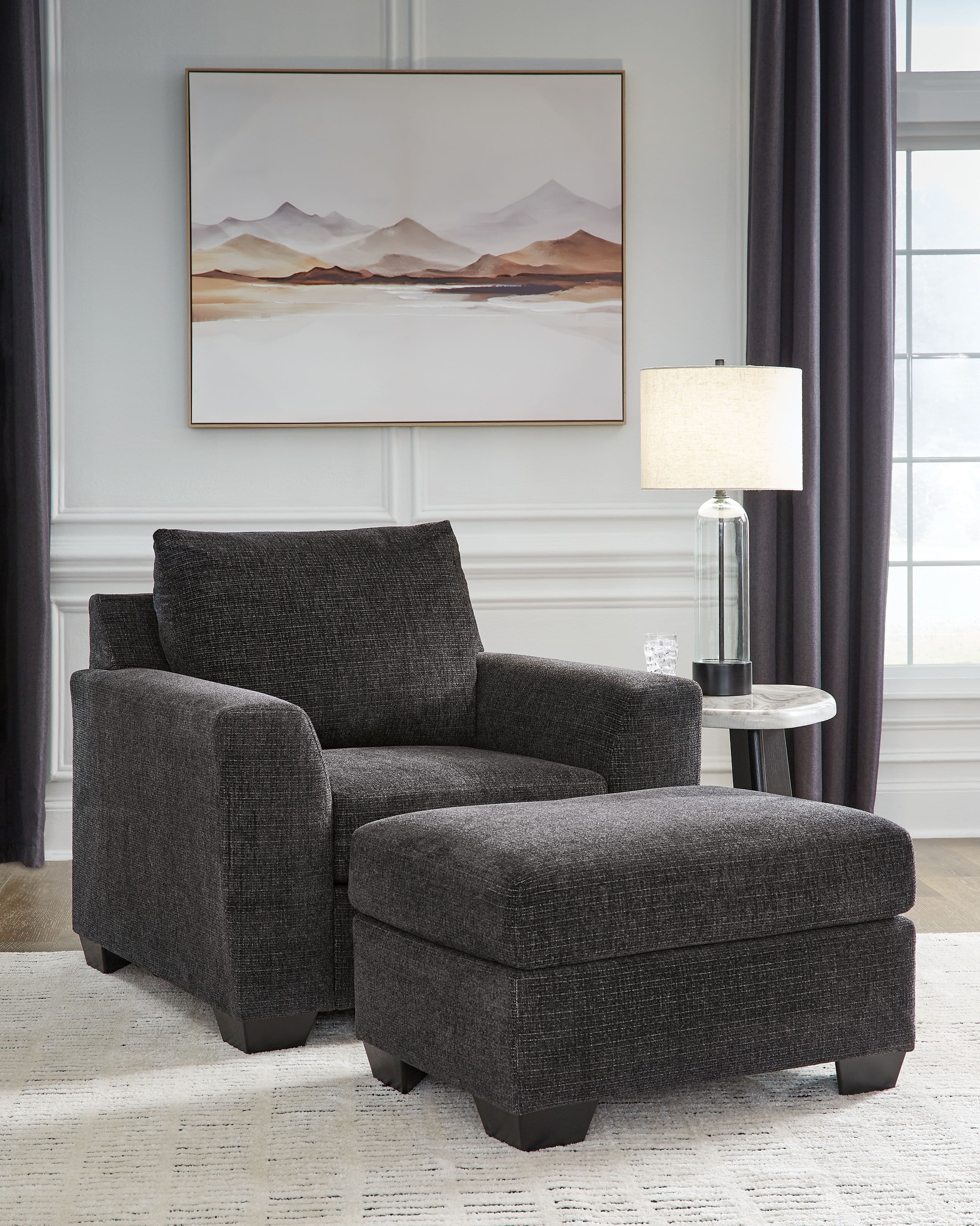 2 Pc. · Chair, Ottoman