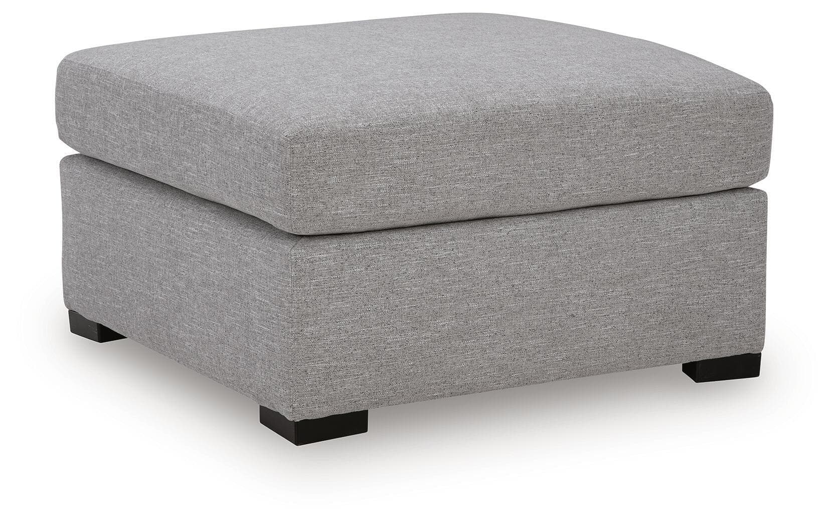 UrbanCrest - Oversized Accent Ottoman - Pewter