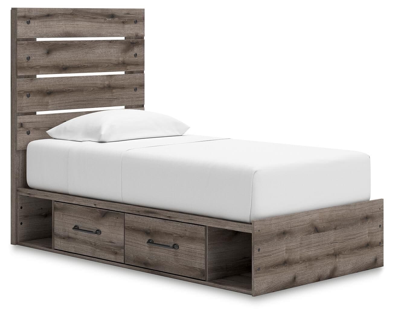 Twin Panel Bed With Storage