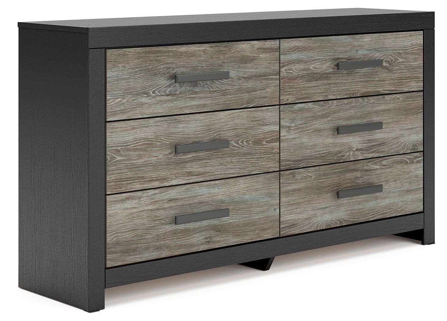 Six Drawer Dresser · Black / Gray
