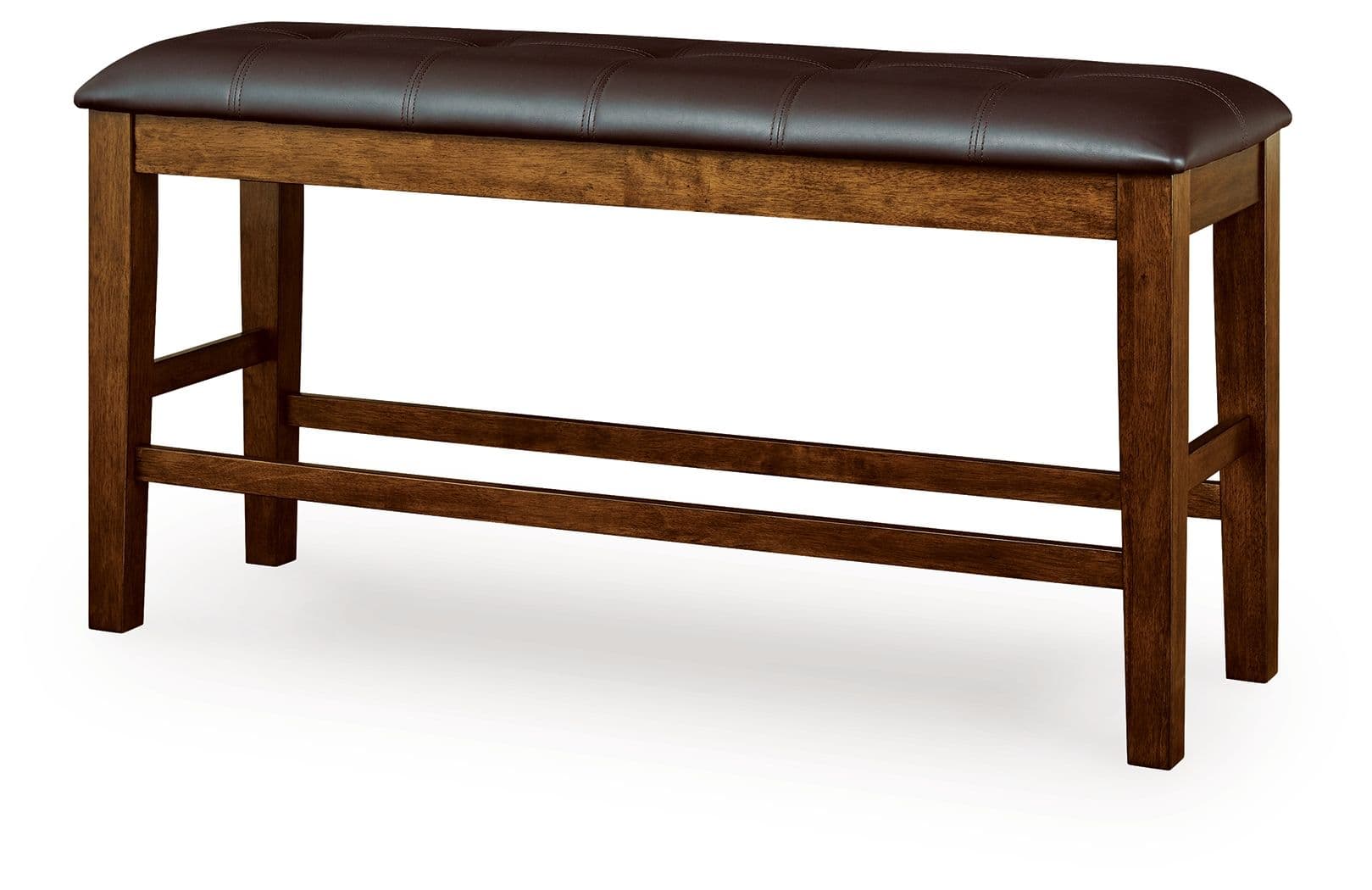 Double Counter Height Upholstered Bench