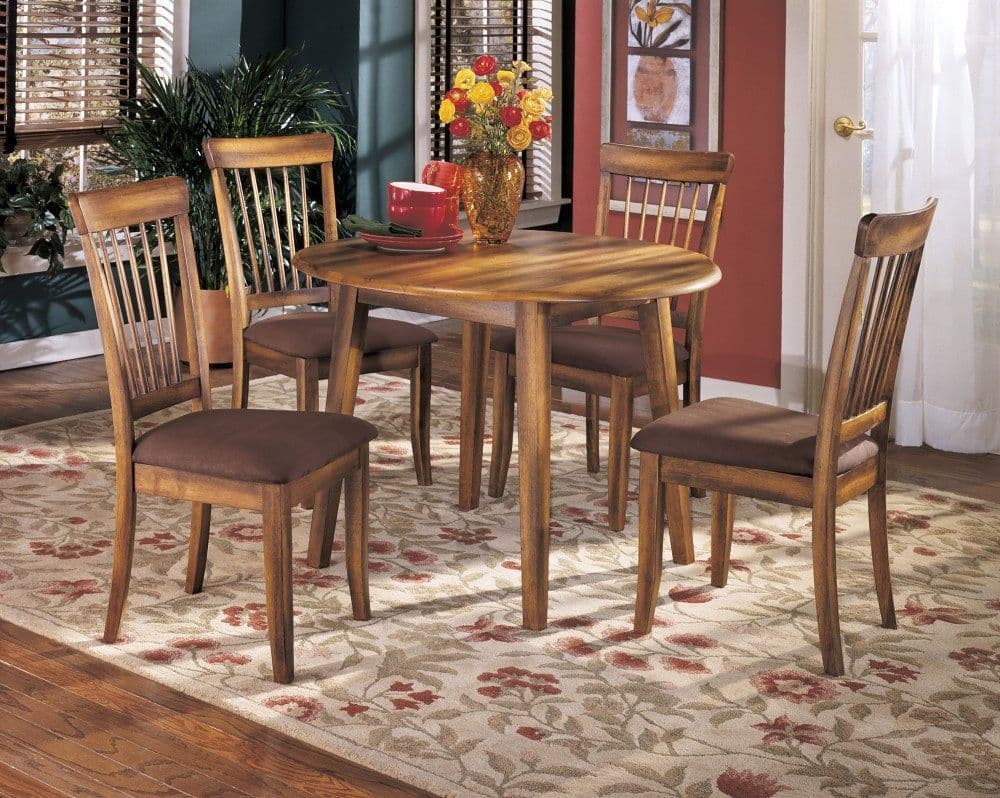 5 Pc. · Drop Leaf Table, 4 Side Chairs