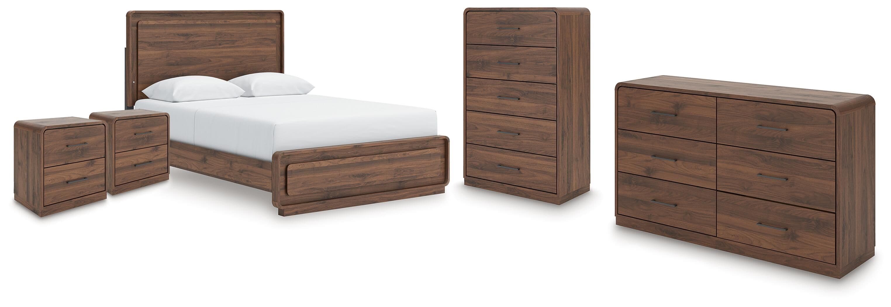 5 Pc. · Queen Panel Bed, Dresser, Chest And 2 Nightstands