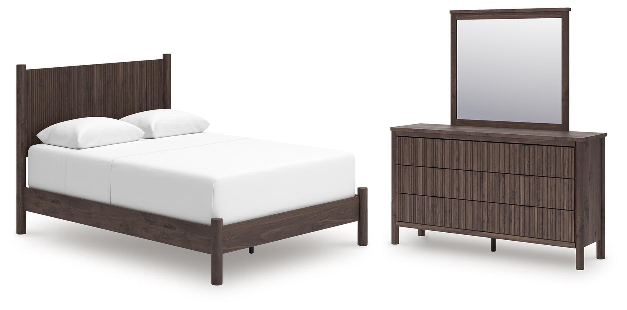 3 Pc. · Queen Panel Bed, Dresser And Mirror