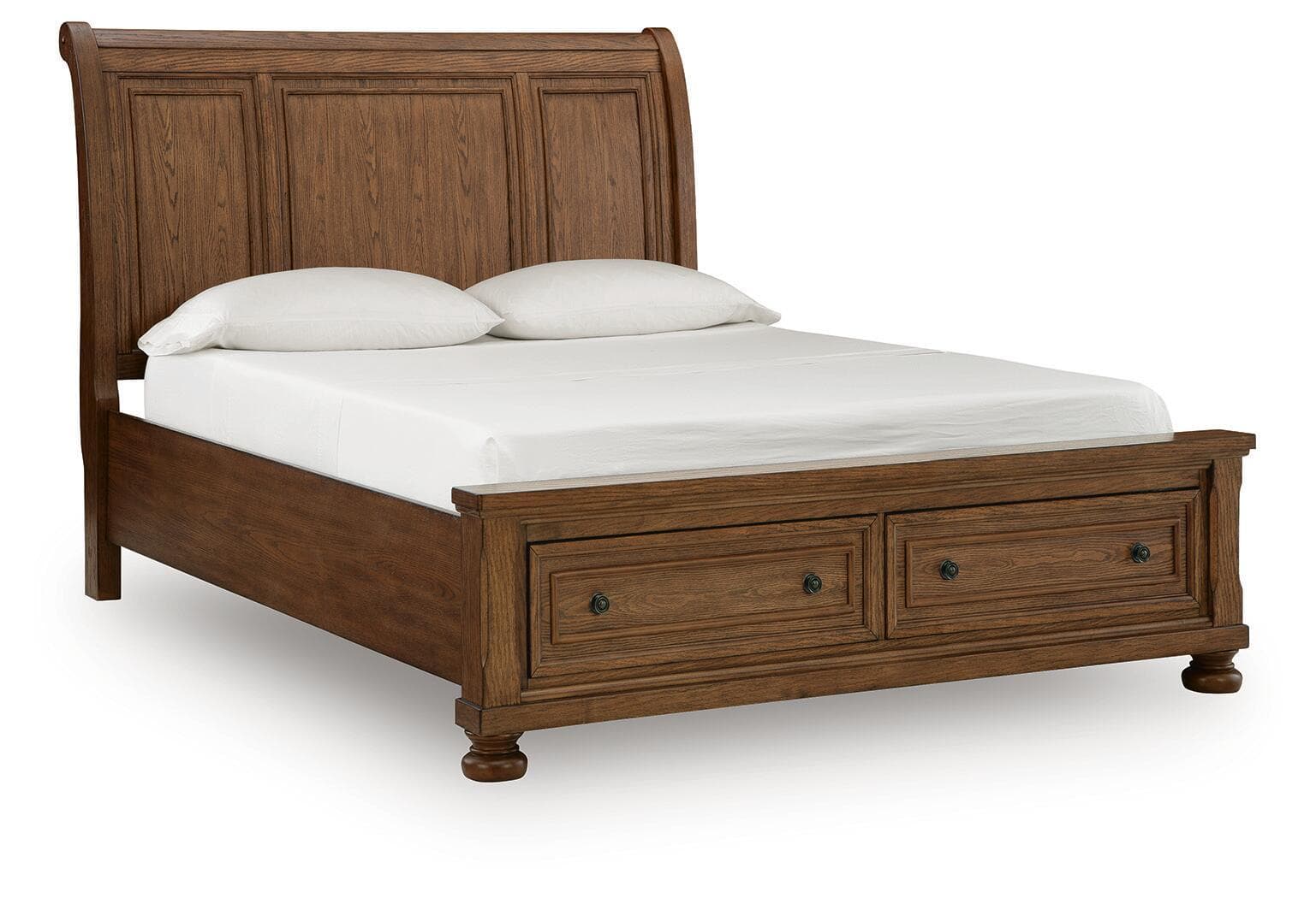 Queen Sleigh Storage Bed