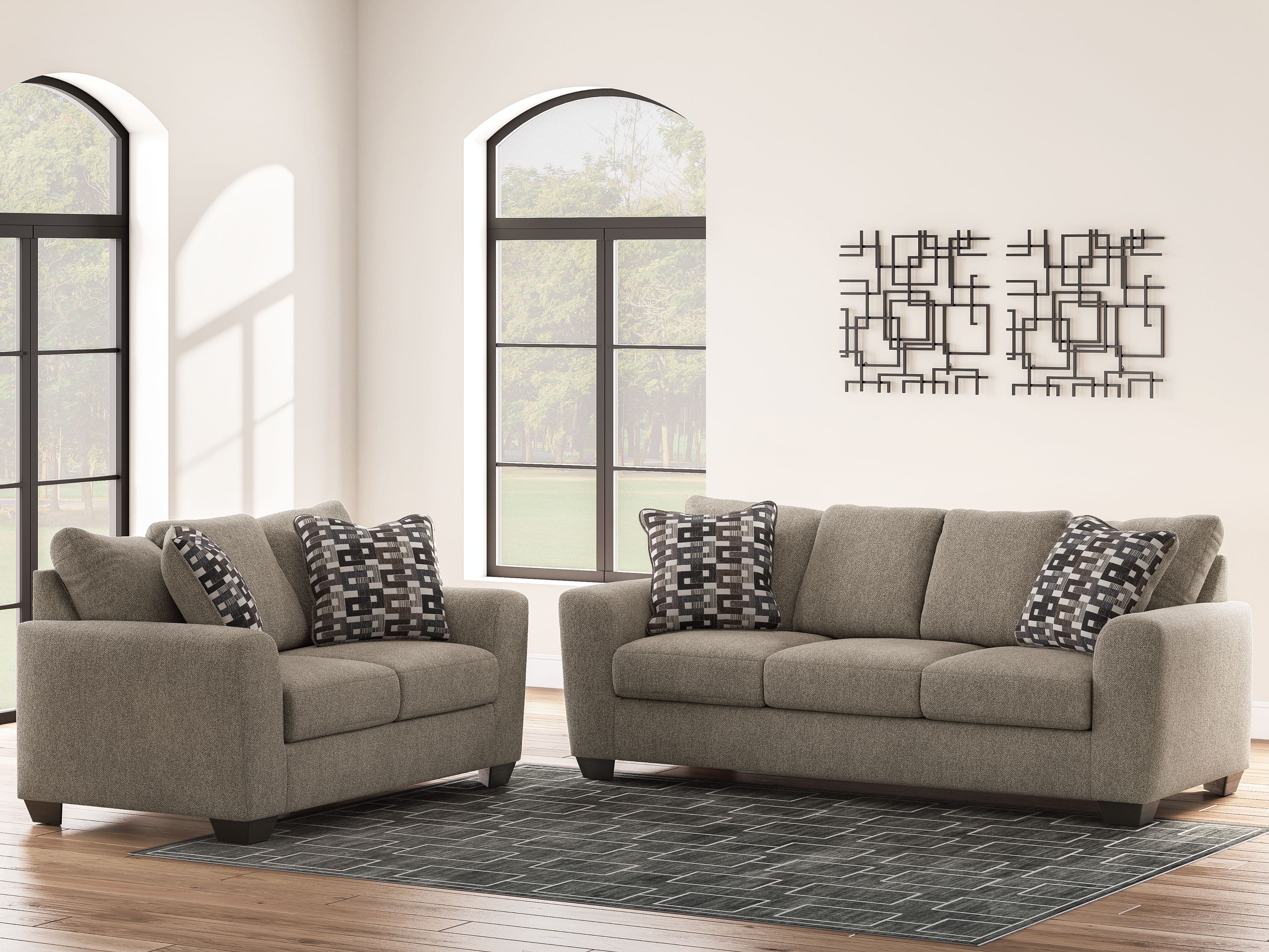 2 Pc. · Sofa, Loveseat