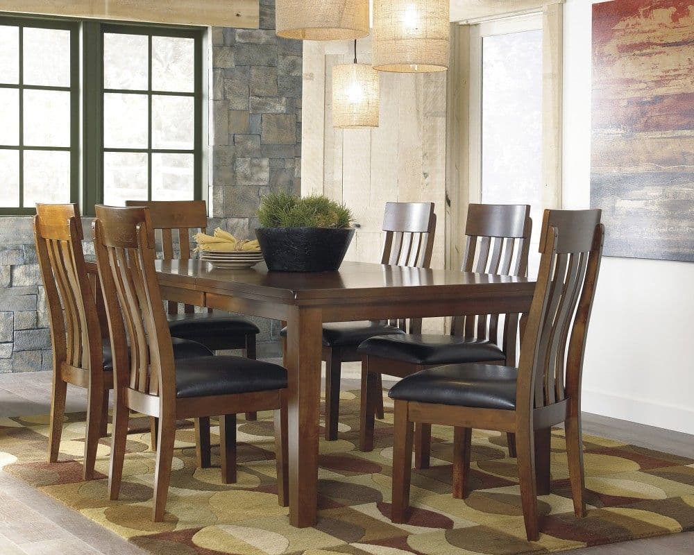 7 Pc. · Extension Table, 6 Side Chairs