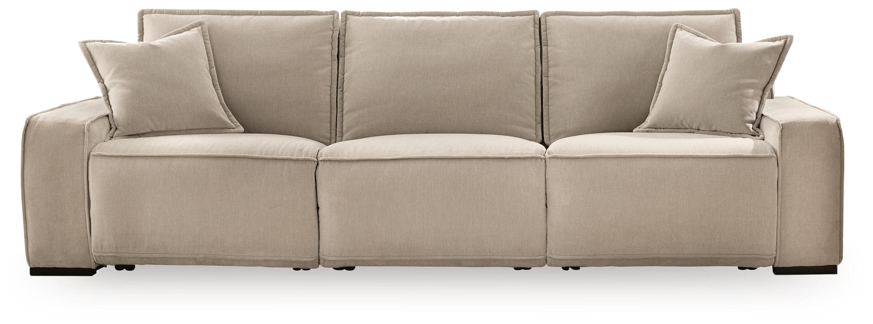 3-Piece Power Sectional Reclining Sofa With Armless Power Recliner