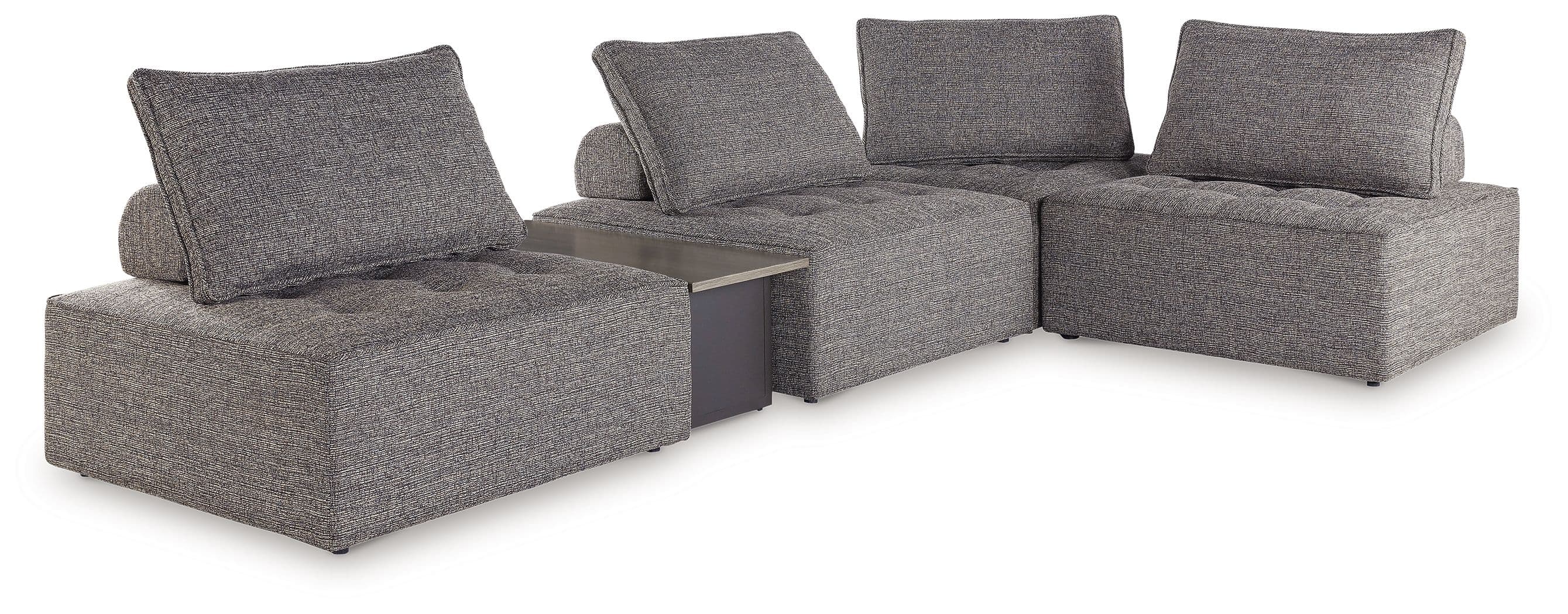 5-Piece Outdoor Sectional With End Table