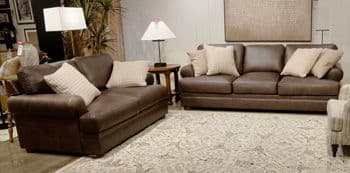 Carriage Point - Loveseat - Hickory