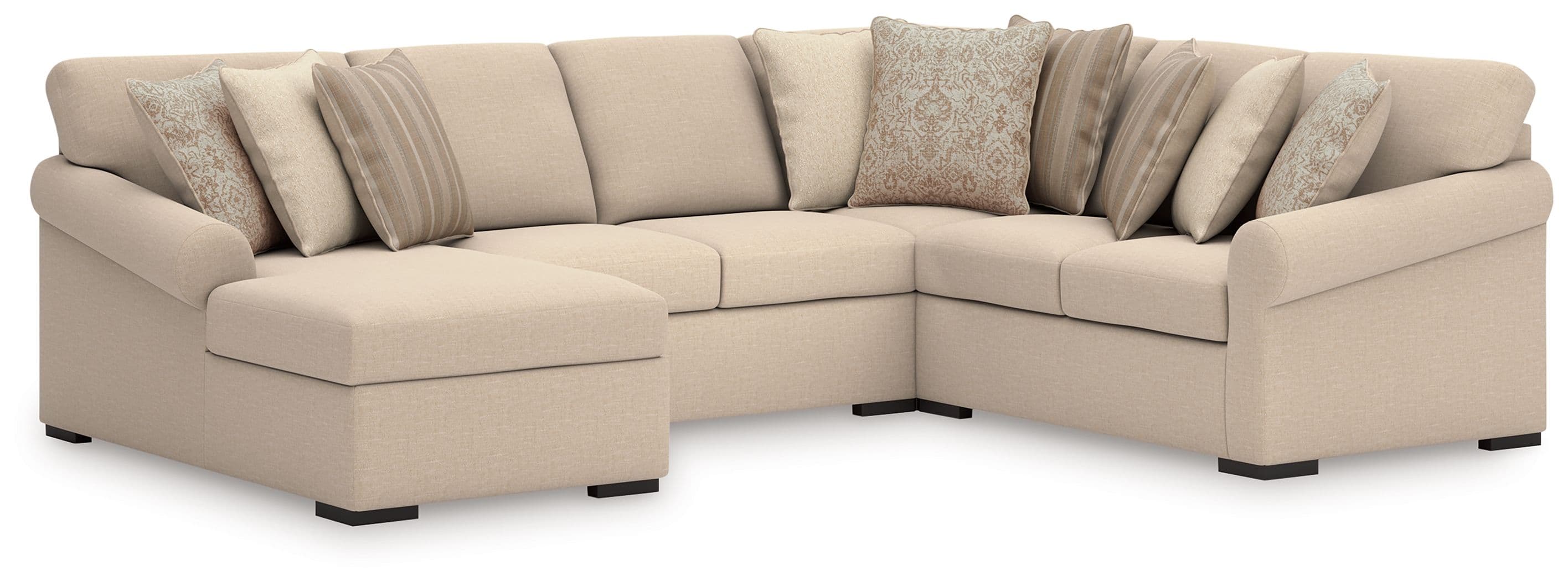 4-Piece Sectional With LAF Corner Chaise