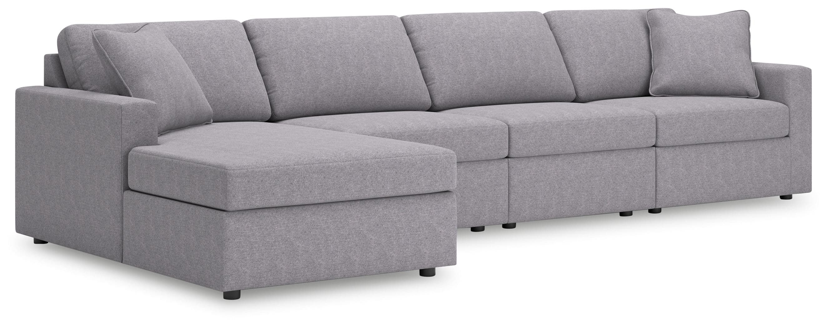 4-Piece Sectional With Laf Corner Chaise