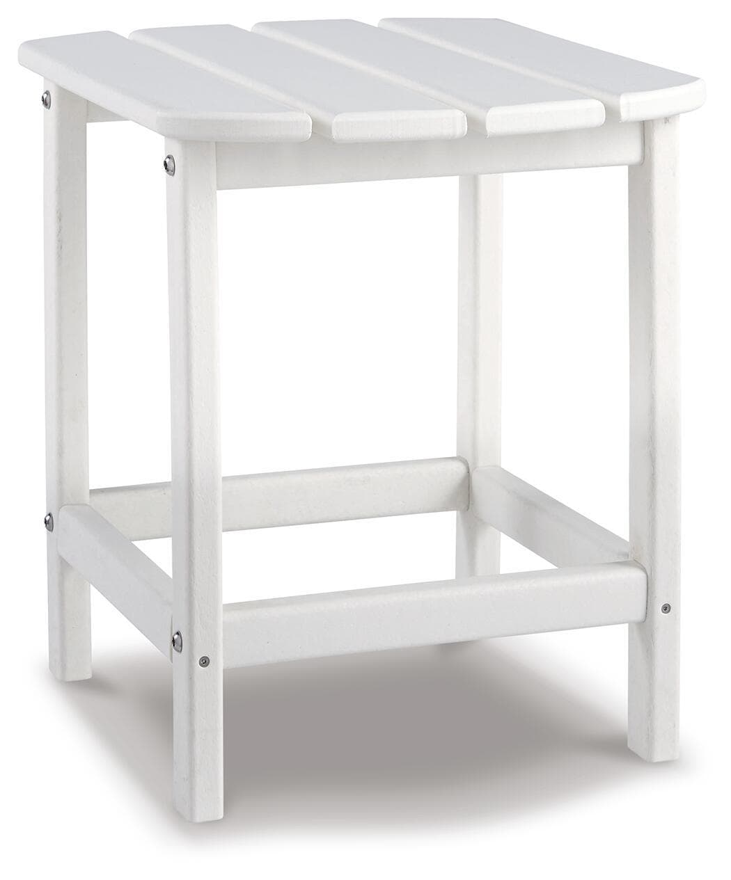 Rectangular End Table · White