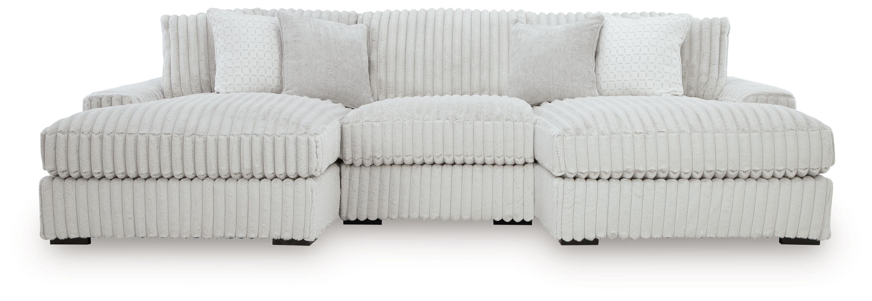 3-Piece Sectional With Double Chaise