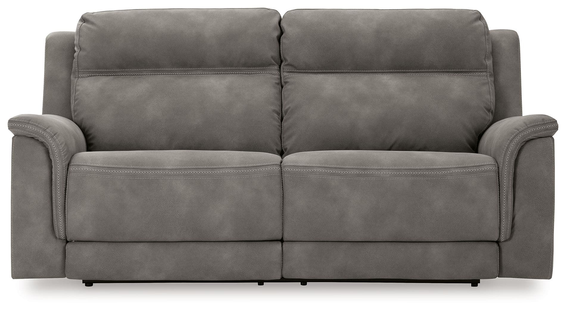 2 Seat Power Reclining Sofa Adj Hdrest · Slate