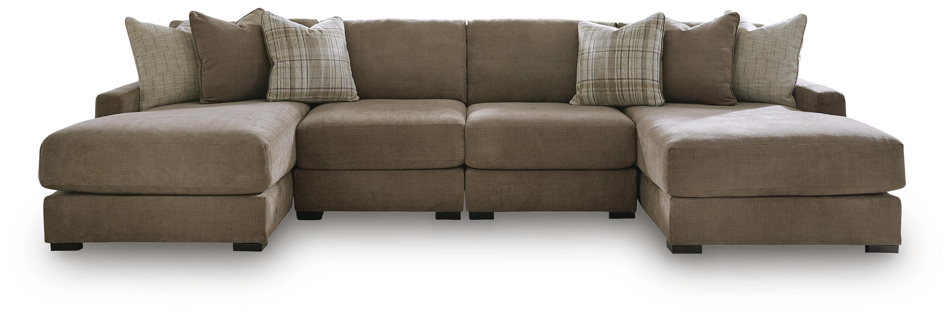 4-Piece Double Chaise Sectional