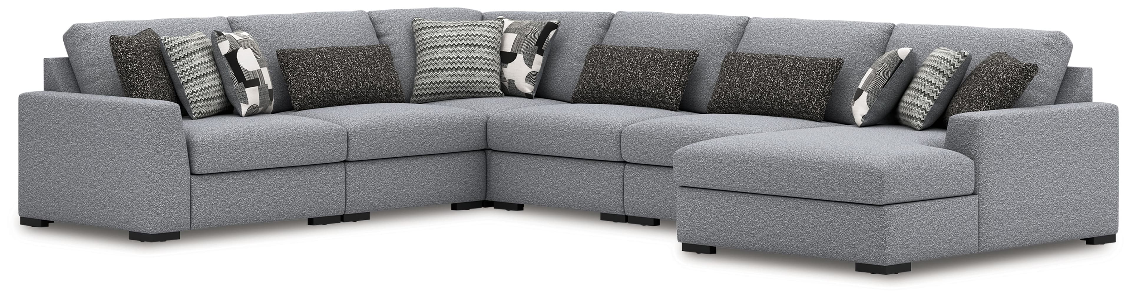 6-Piece Sectional With RAF Corner Chaise