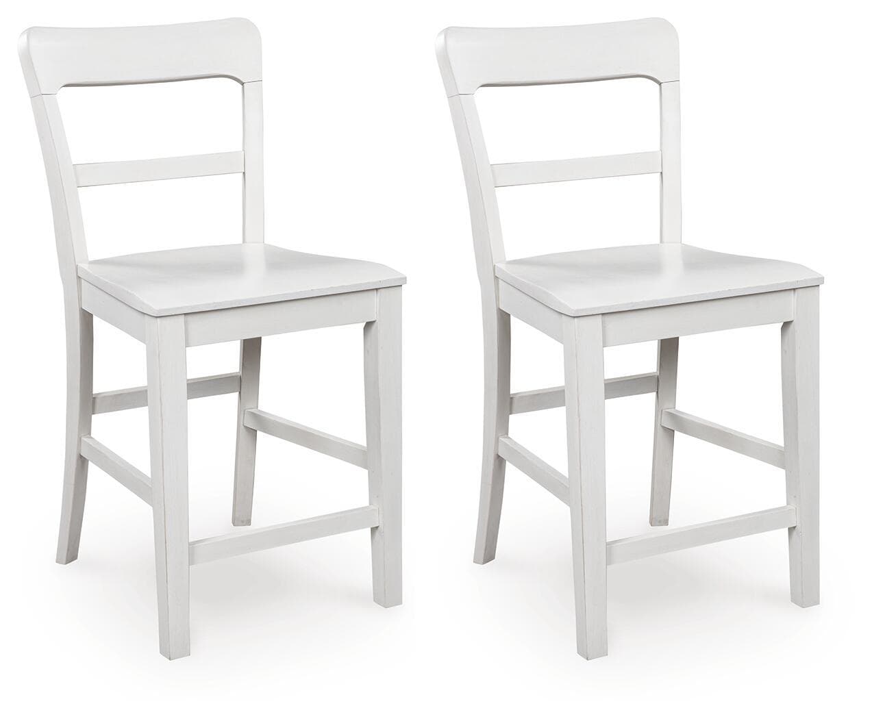 Greddinton - Barstool (Set of 2) - White