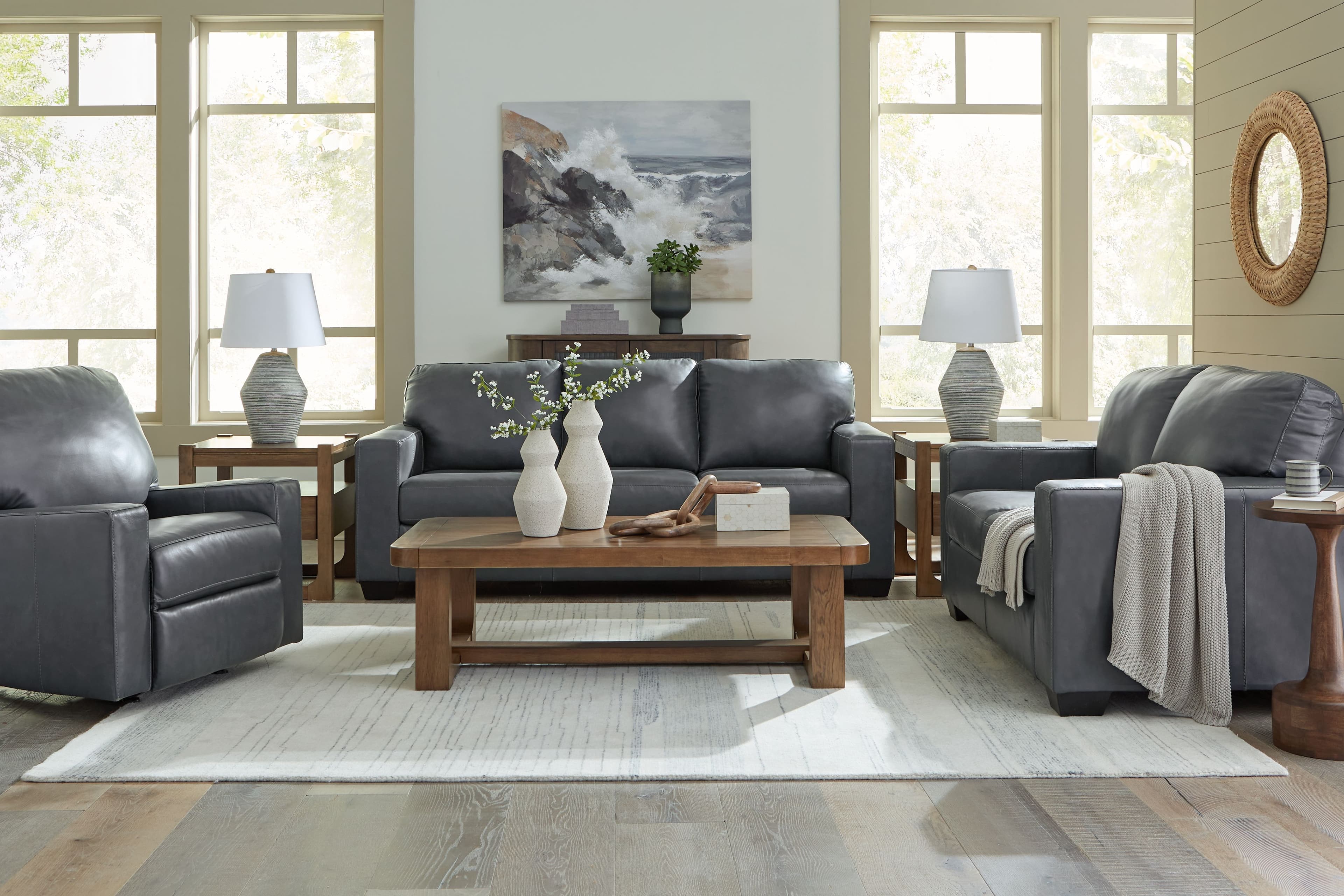 3 Pc. · Sofa, Loveseat, Rocker Recliner