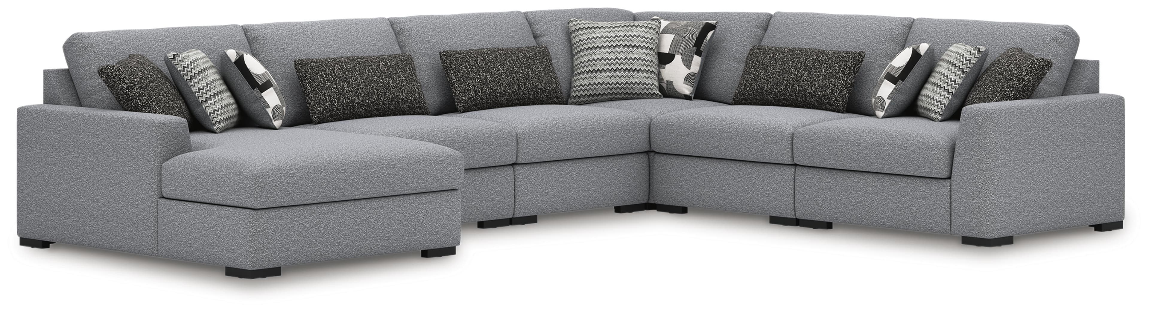 6-Piece Sectional With LAF Corner Chaise