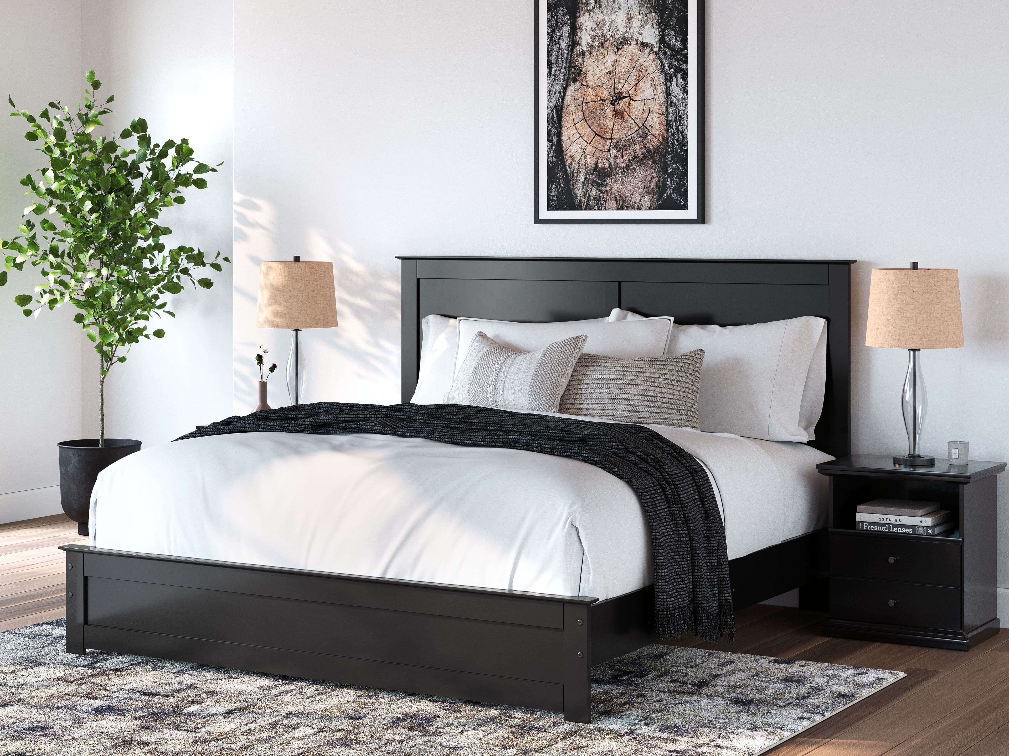 King Panel Bed