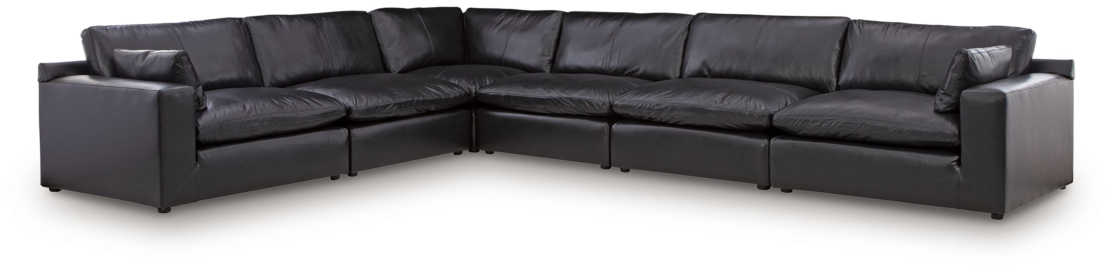 6-Piece Sectional · Black