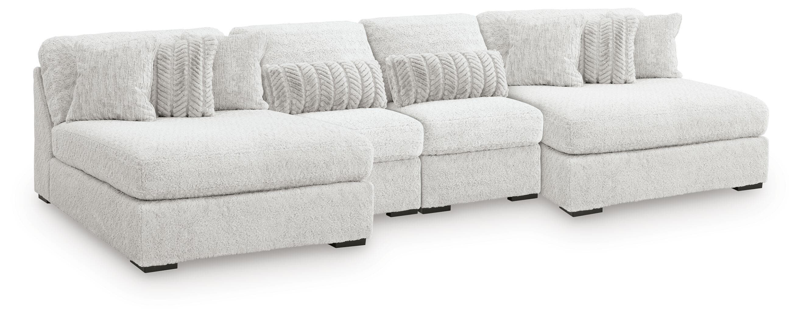 4-Piece Sectional With 2 Armless Chaises