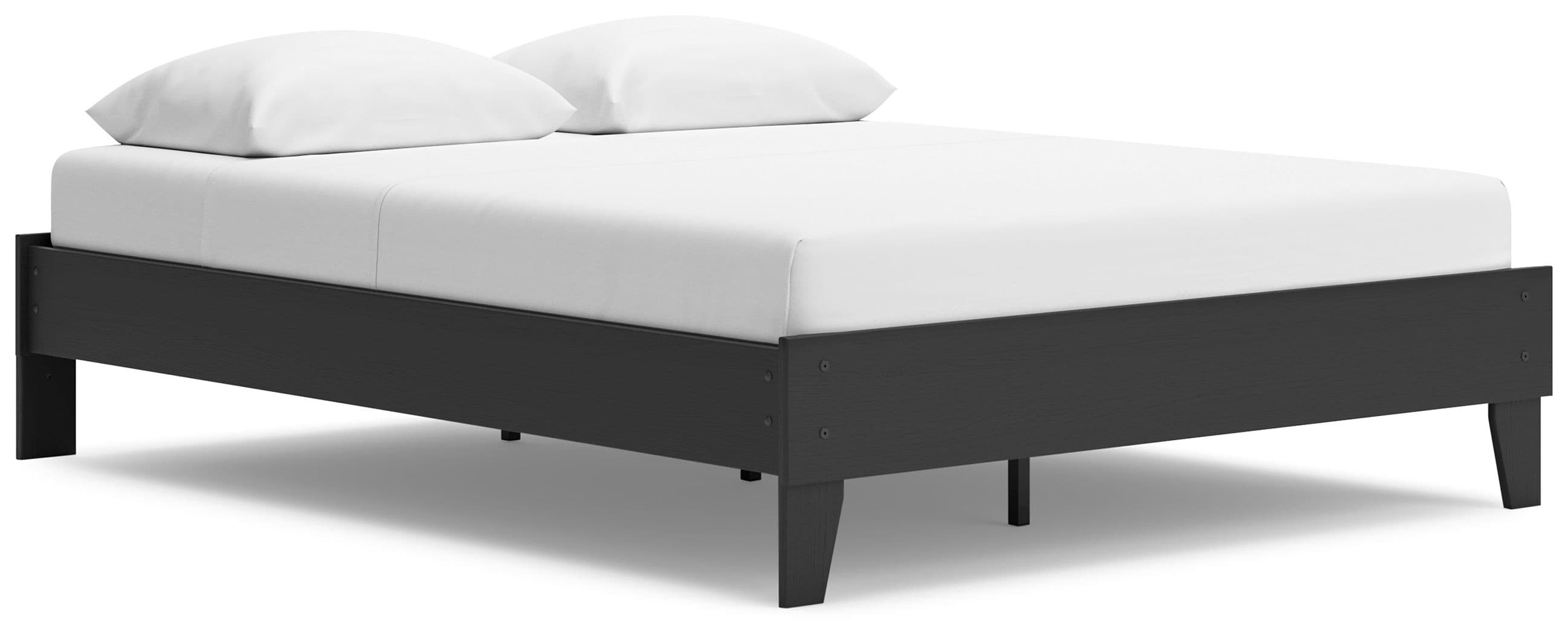 Queen Platform Bed · Black