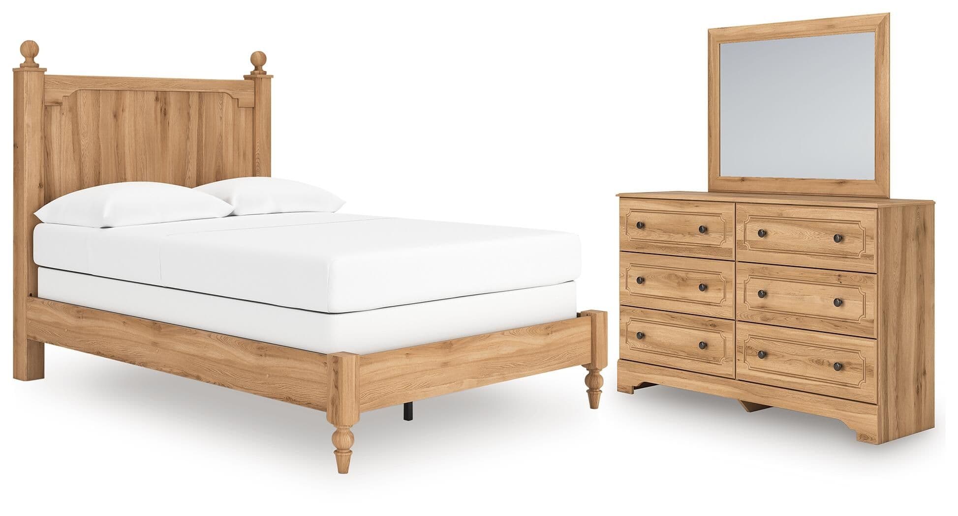 3 Pc. · Full Panel Bed, Dresser And Mirror