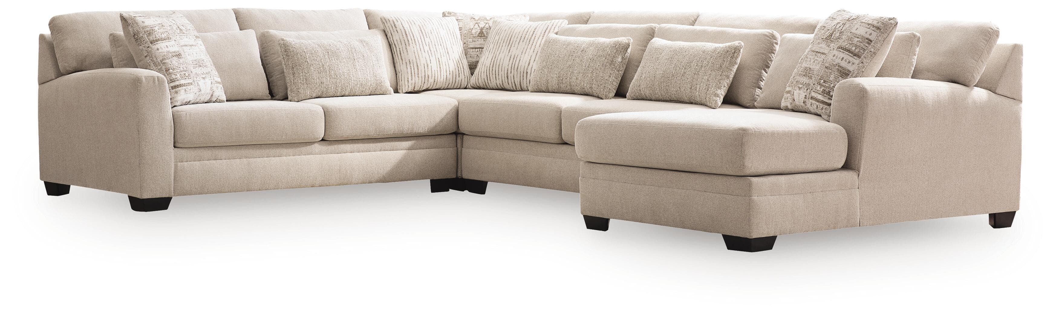 4-Piece Sectional With RAF Corner Chaise