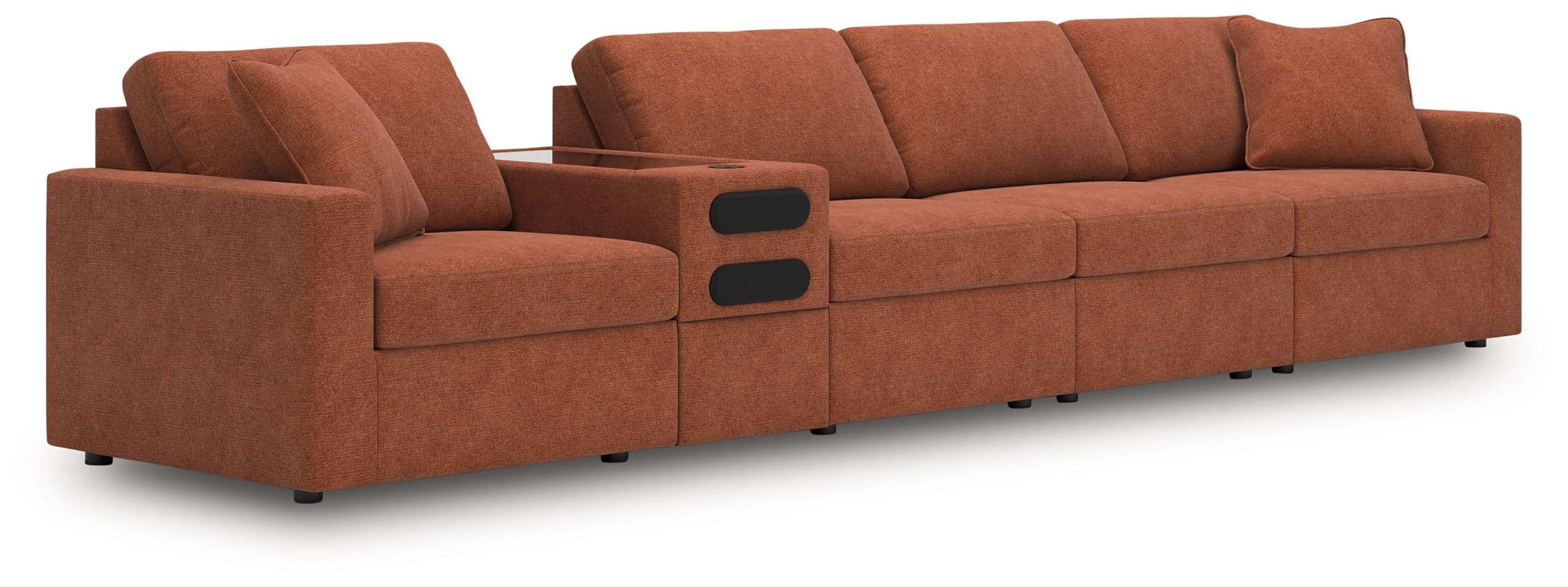 5-Piece Sectional With Audio Console