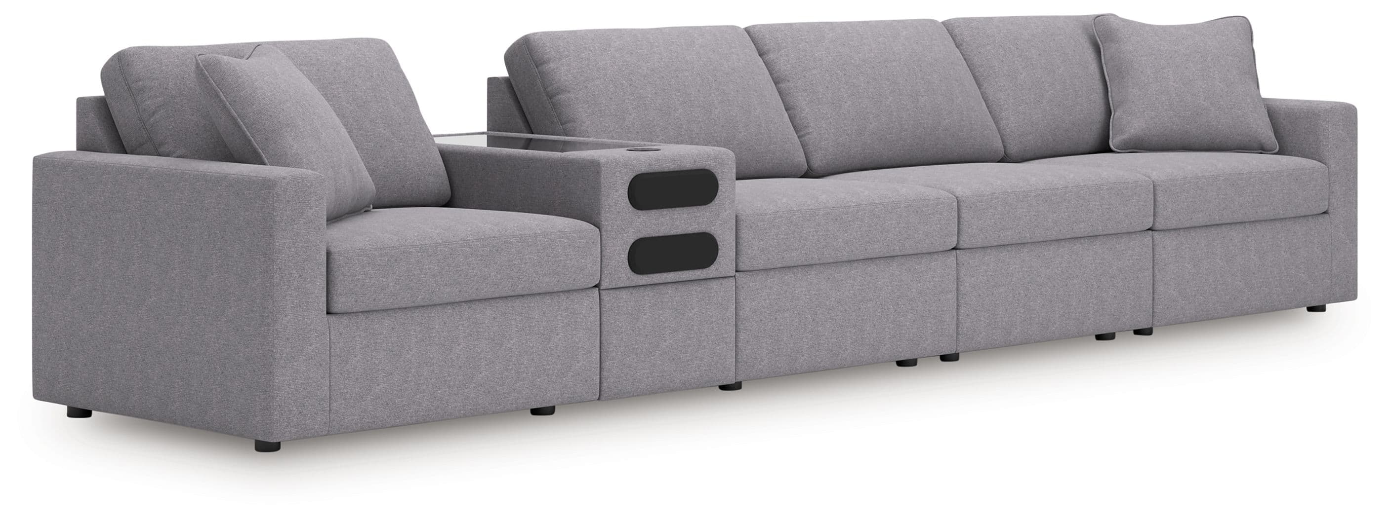 5-Piece Sectional With Audio Console