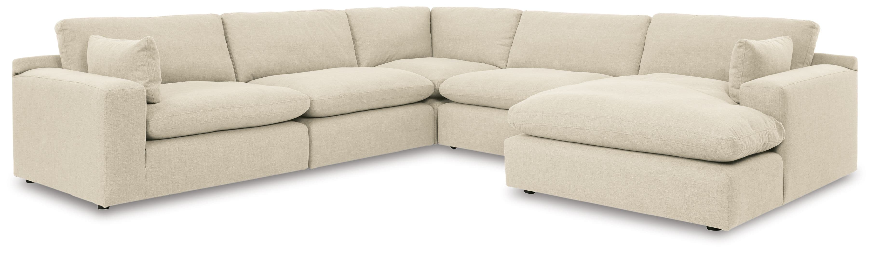 Right Arm Facing Corner Chaise 5 Pc Sectional