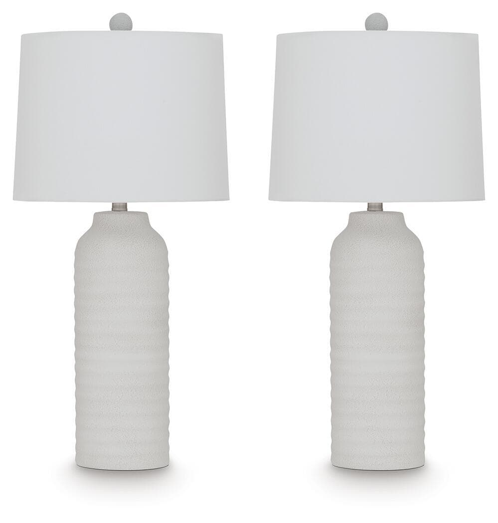 Vauville - Poly Table Lamp (Set of 2) - White