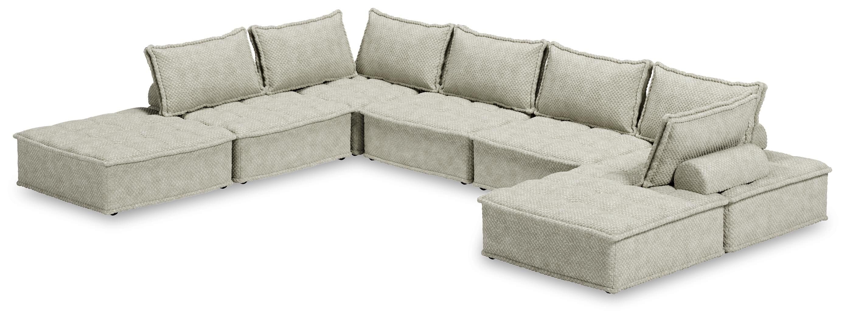 7-Piece Modular Seating · Taupe