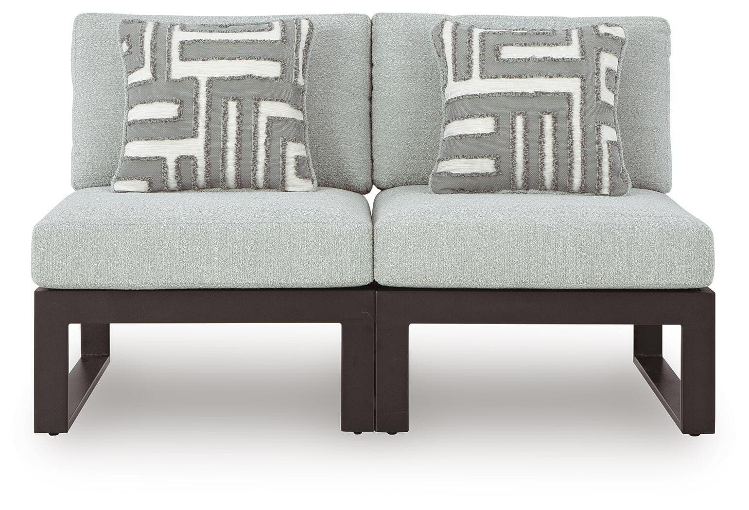 2-Piece Outdoor Sectional · Black