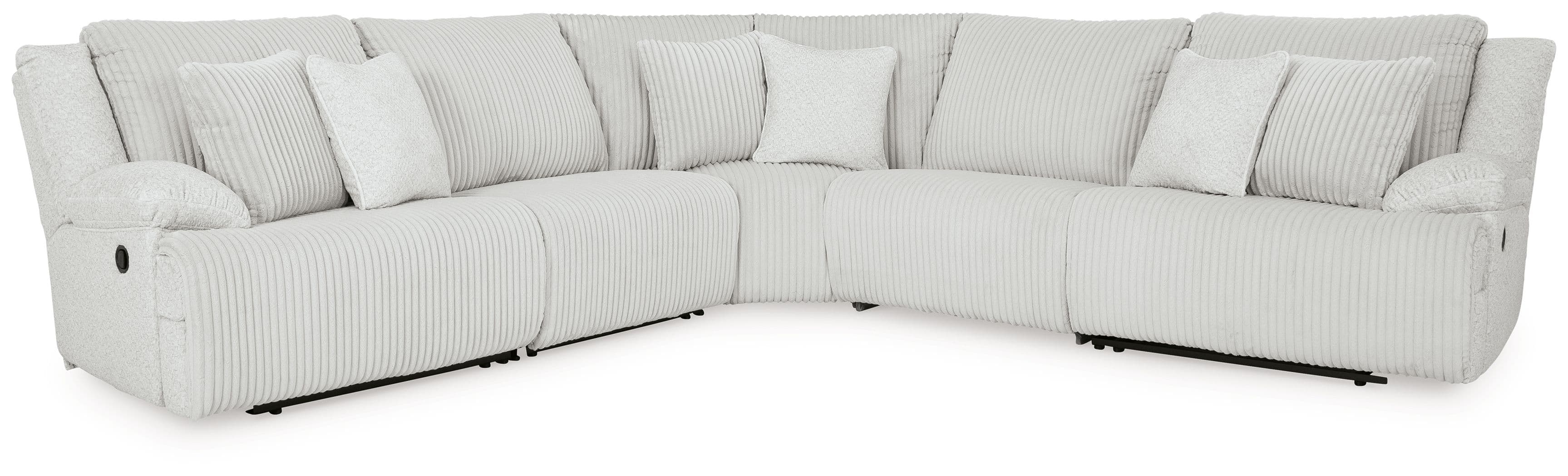 5-Piece Reclining Sectional · Alloy