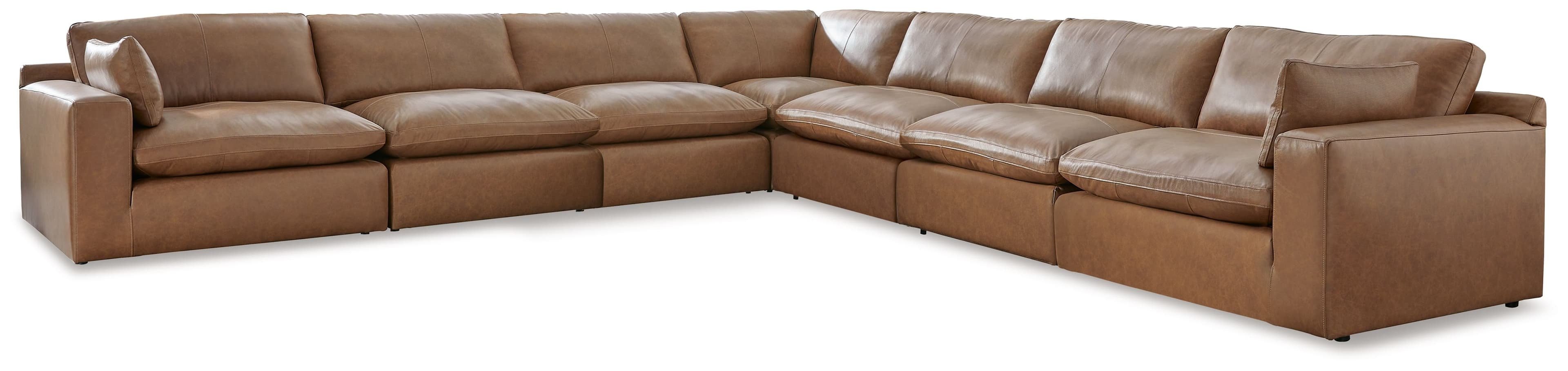 7-Piece Sectional · Caramel