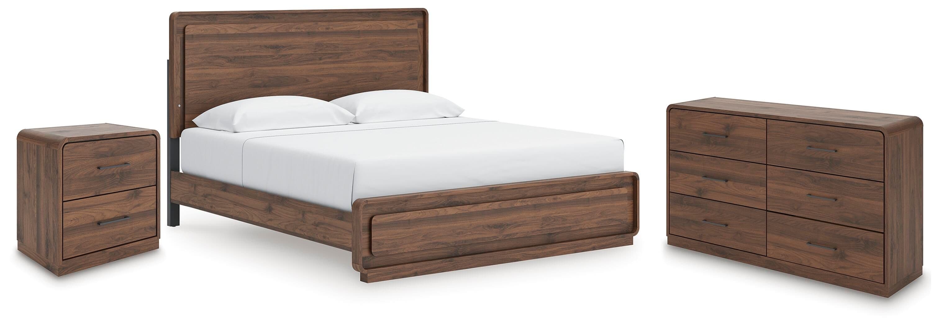 3 Pc. · King Panel Bed, Dresser And Nightstand