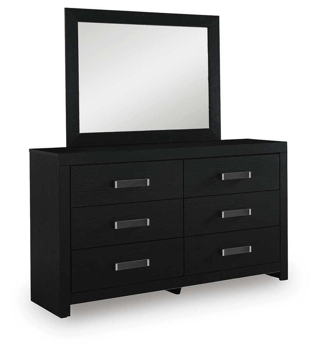 Dresser And Mirror · Black