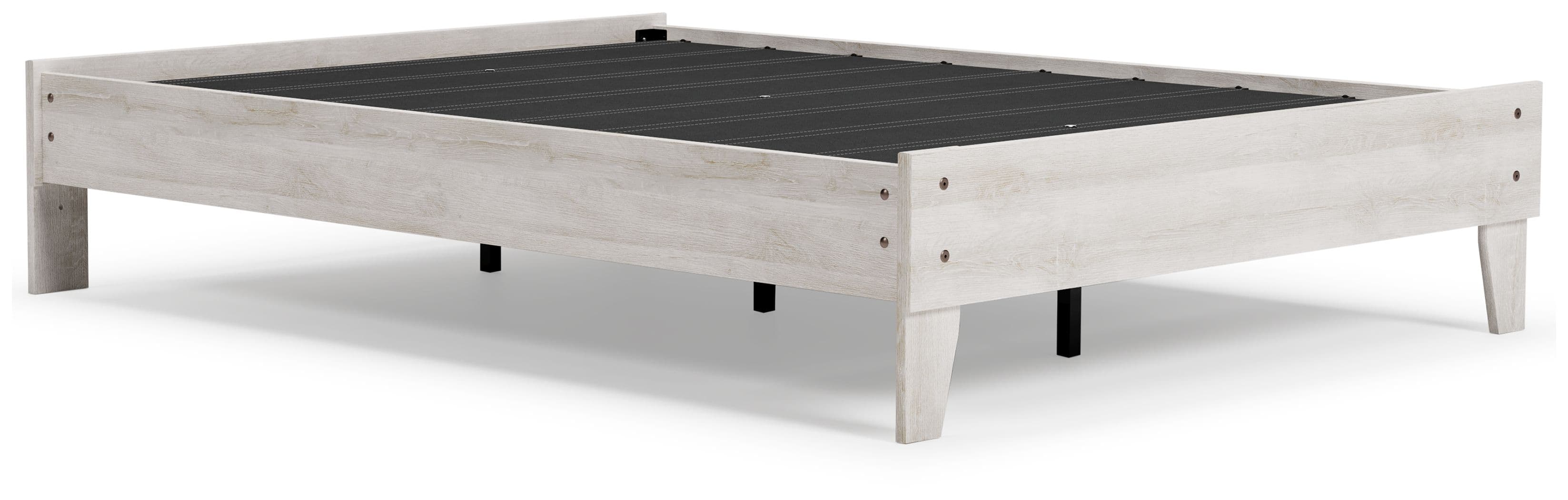 Shawburn - Full Platform Bed - Whitewash
