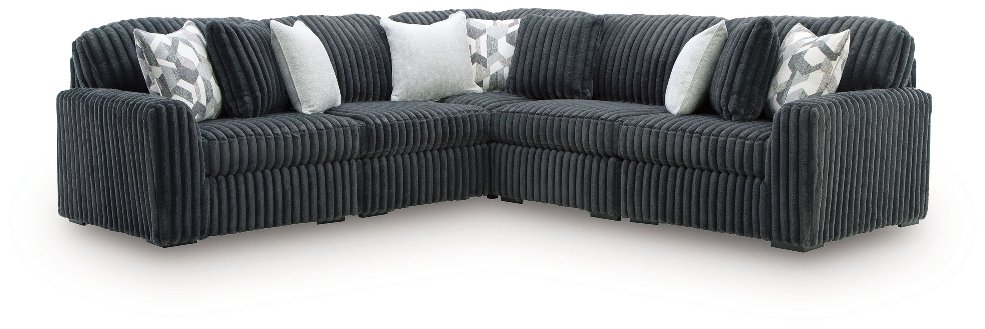 5-Piece Sectional · Gunmetal