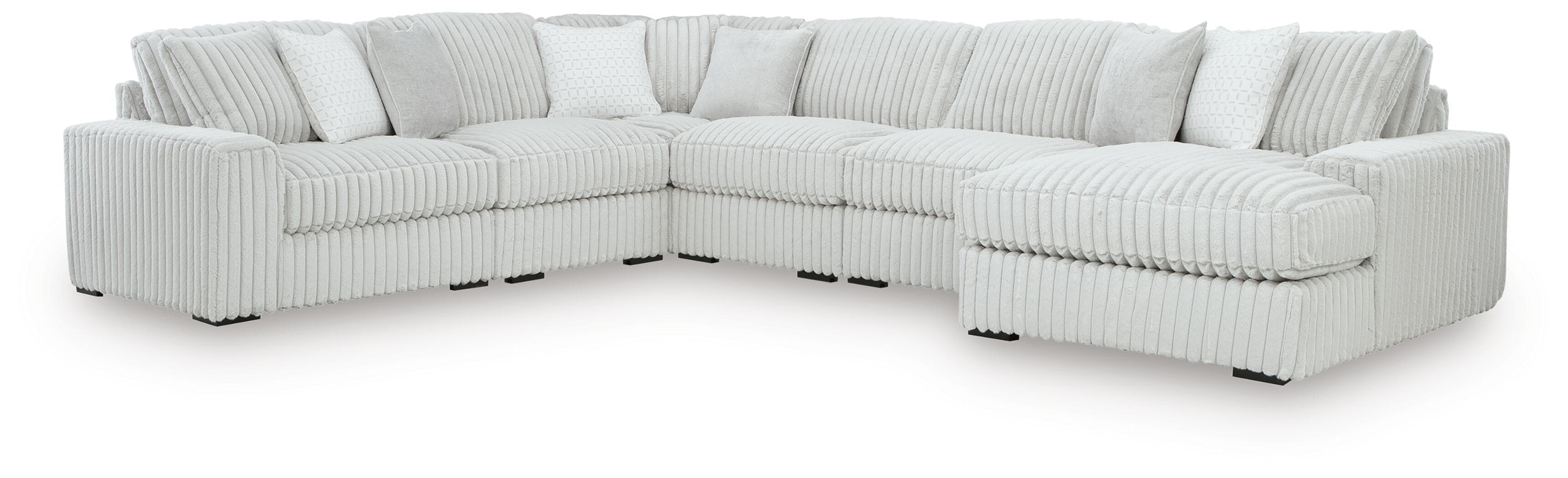 6-Piece Sectional With RAF Corner Chaise