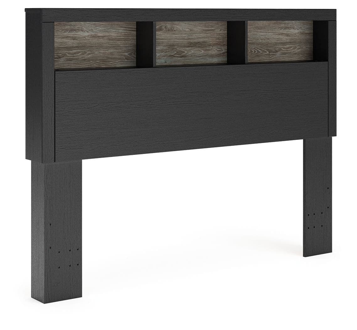 Lighted Queen Bookcase Headboard