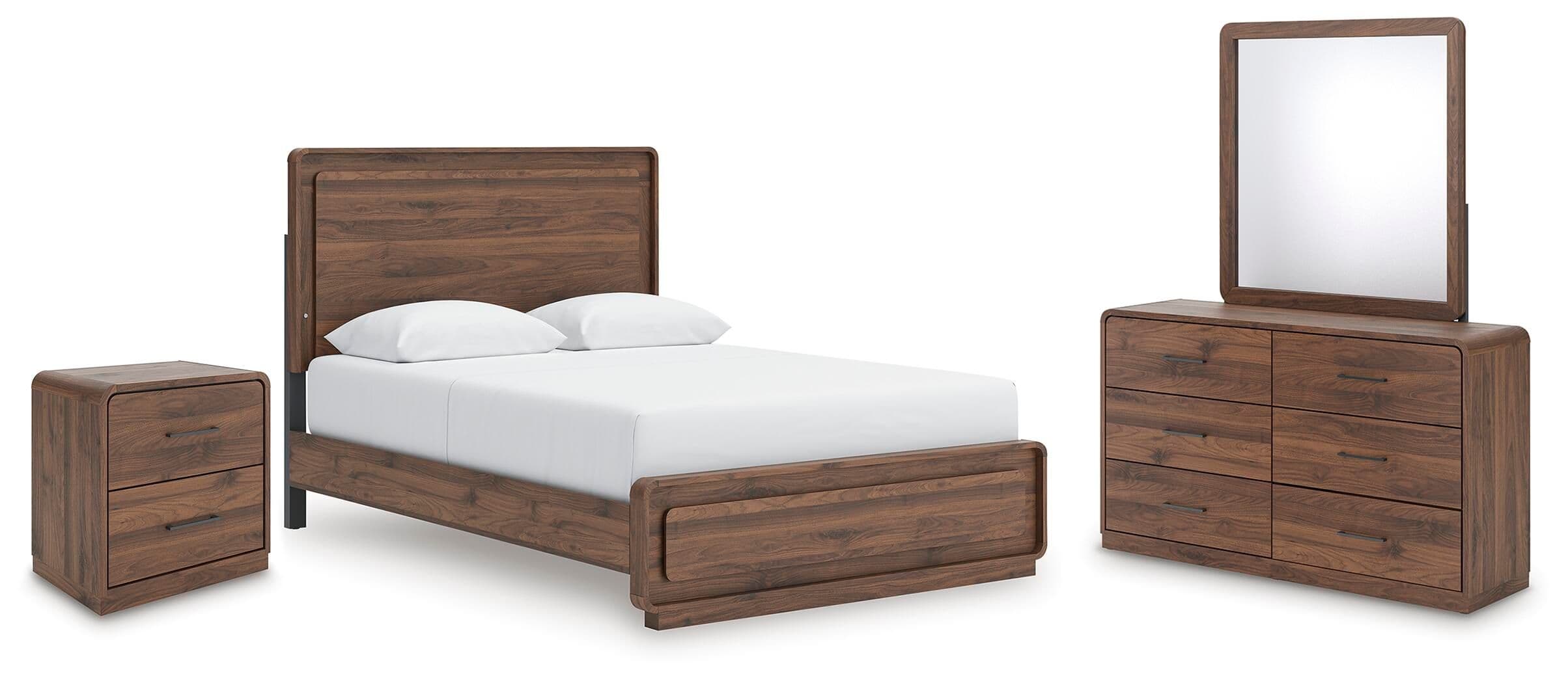4 Pc. · Queen Panel Bed, Dresser, Mirror And Nightstand